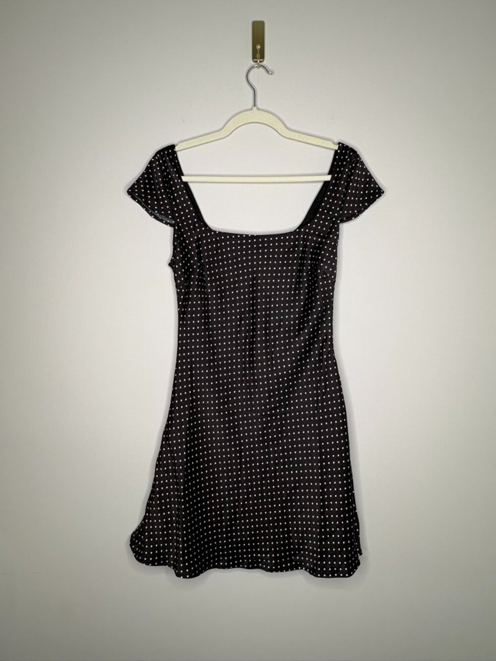 Princess Polly Lucienna Polka Dot Mini Dress Black White Size 6 NWT - Picture 2 of 13